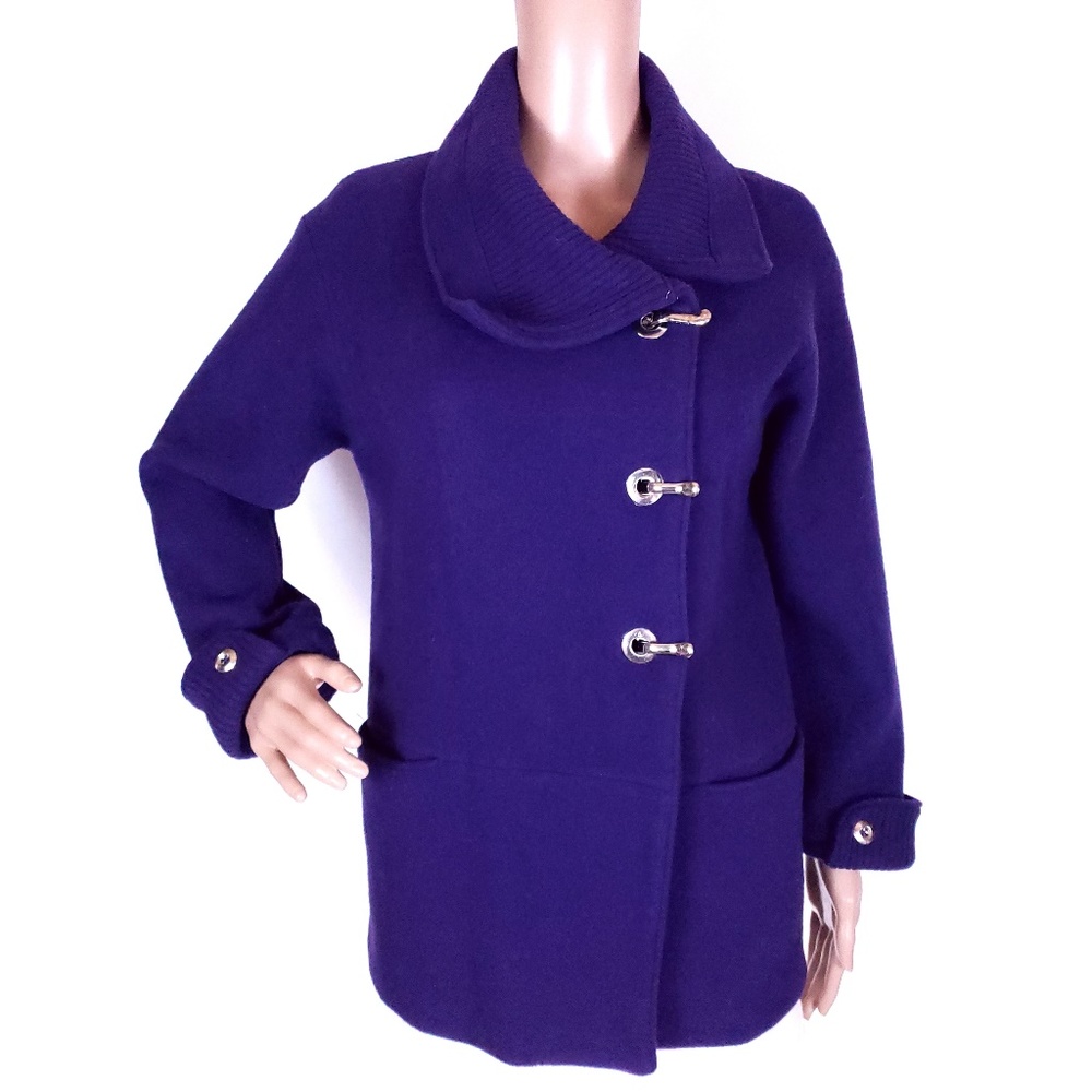 Jones New York Women Jacket Cardigan Knit Wool Size PP - NWOT